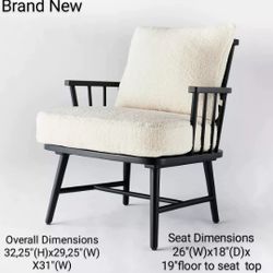 Brand New Taylorsville Spindle Accent Chair With Cushion 