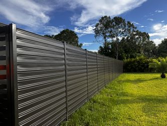 Horizontal Metal Fence