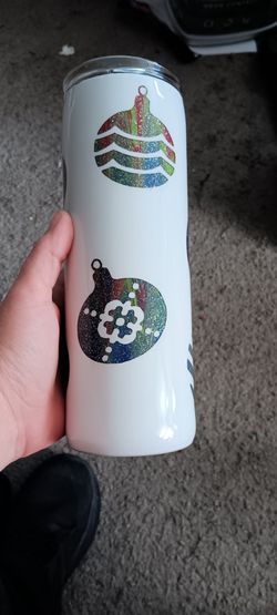 Christmas Ornaments Peek a Boo Tumbler