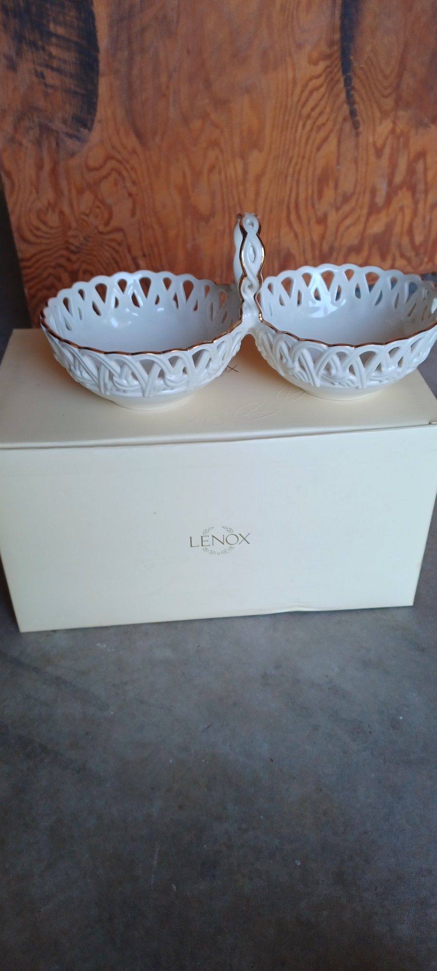 Lenox Double Dish With Sachets 
