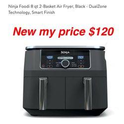 New Ninja foodie 2 basket air  fryer dual zone technology $120 firm cash only East Palmdale 