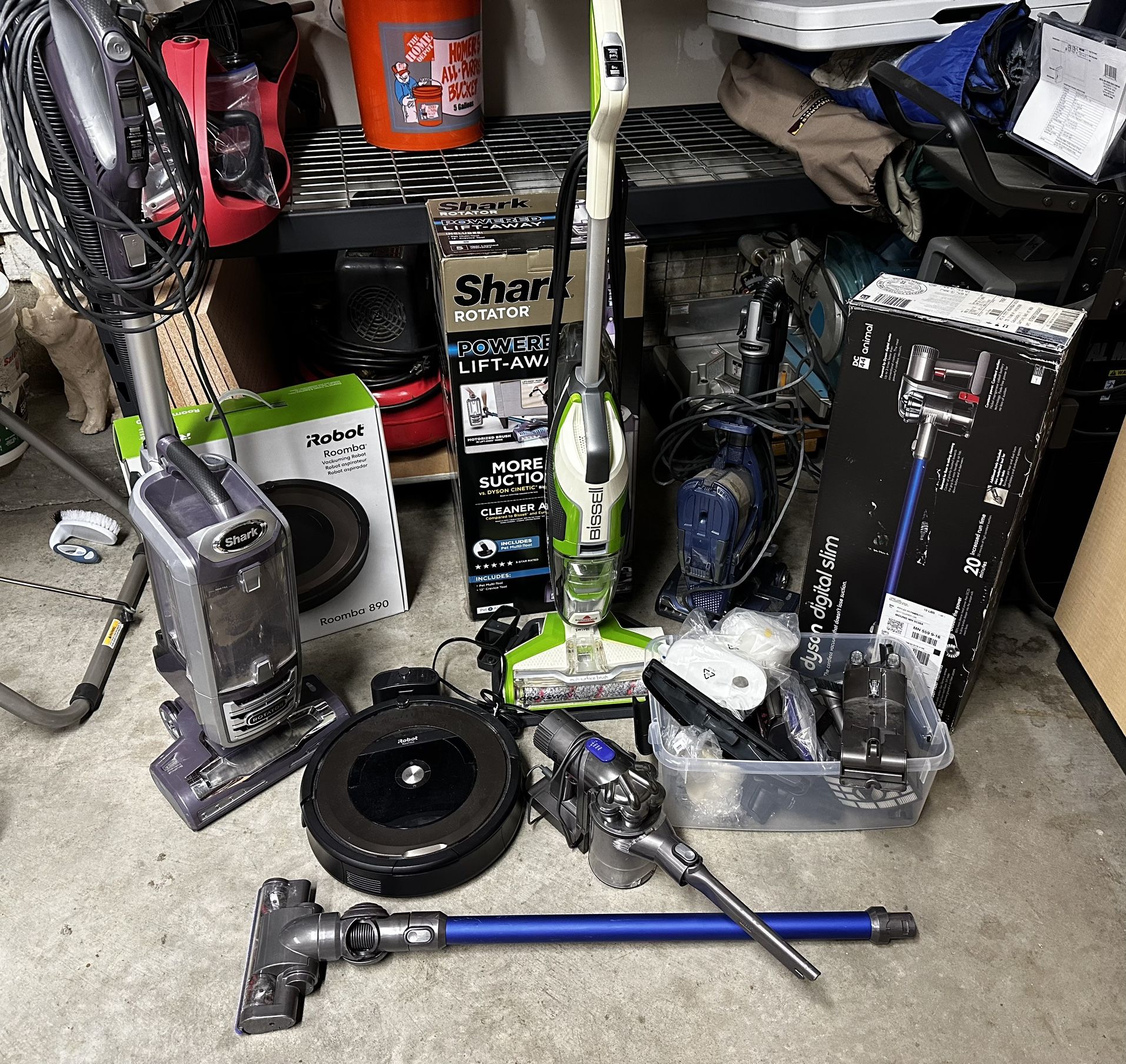 Vacuums - Dyson, Shark, Bissell, Roomba