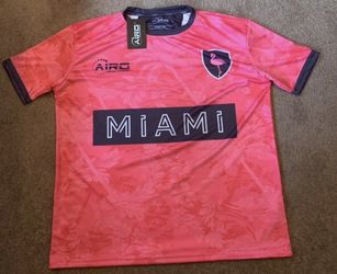 Miami FC Concept Away Soccer Jersey Pink Mens Size 3XL