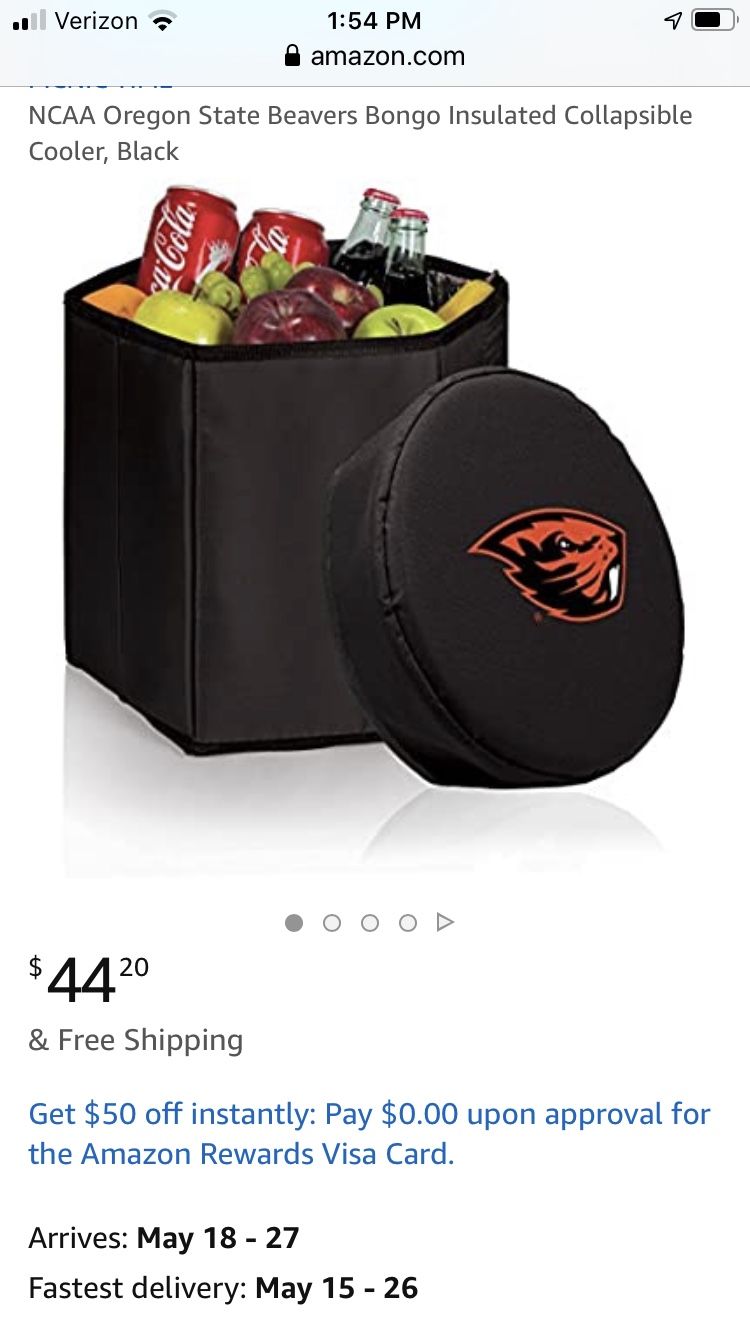 New collapsible Oregon State University Cooler