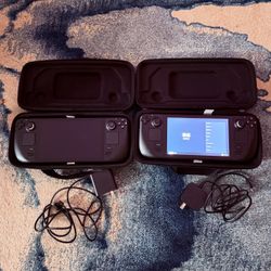 2 Steam Decks 64GB + 246GB LCD Model