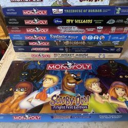 2000 Scooby-Doo Monopoly Fright Fest Edition Board Game