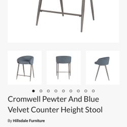 2x Counter Height Bar Stools EUC