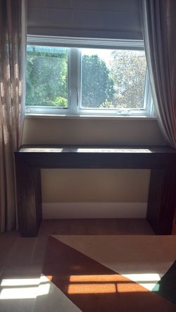 Dark Wood Console Table