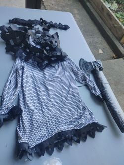 Kids Viking/Warrior Halloween Costume with Axe