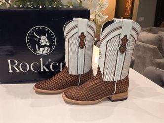 🤠 Rock’em Western Boots – Men’s Size 7.5 – $140