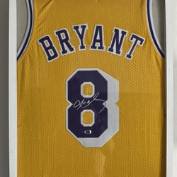 Kobe Bryant #8 Autographed Jersey w/ COA