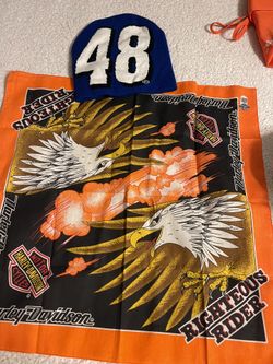 Large 48 Beanie / Harley Bandana/ John Deer Hat
