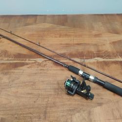 6'6" Zebco Rod & Shimano Reel Combo Fishing Pole