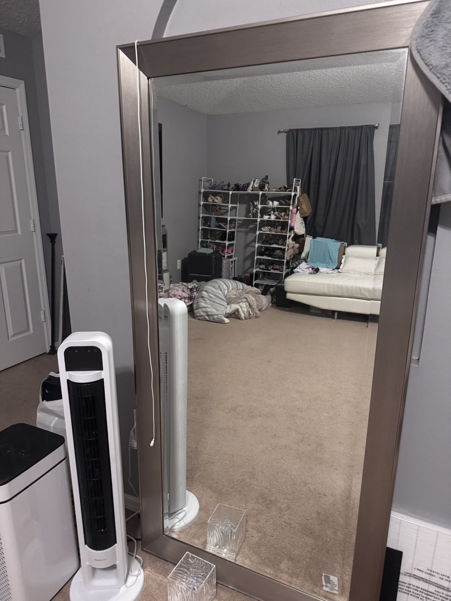 Full Length Mirror Silver