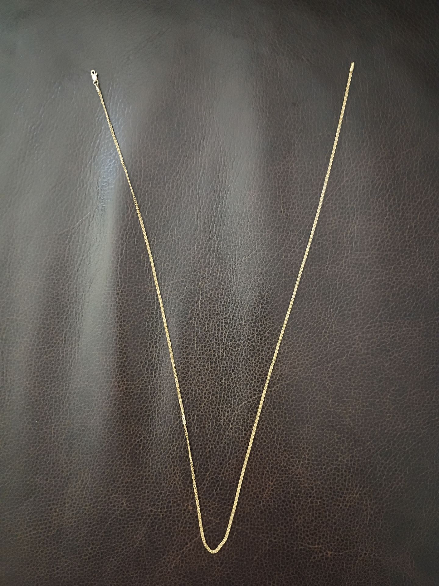 NEW 10k Gold Bismark Chain Necklace