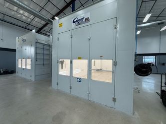 Garmat paint booths and mixing room