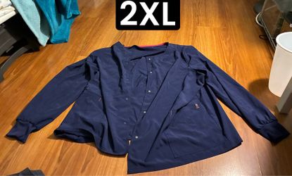 Plus size scrubs sweater