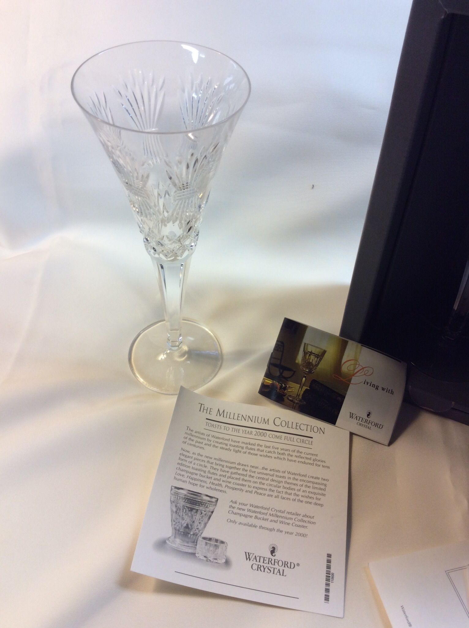 Waterford Crystal Toasting Flute Champagne Glasses