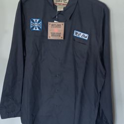 West Coast Choppers Embroidered Shirt Nwt Size Xl