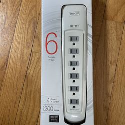 Staples 6 Outlet Surge Protector 