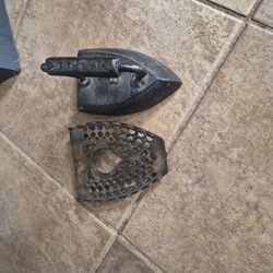Cast iron door stop, antique