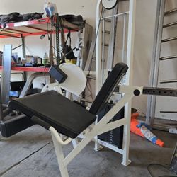 Cybex gym equipment workout fitness weight exercise leg extension press curl chest bundle