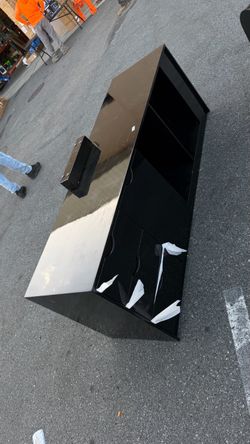 BLACK STORAGE CABINET
