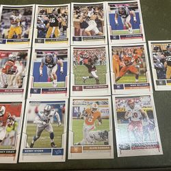 Lot of 13 2017 Score Football Rookie Lot w/ Kamara-Kupp & More