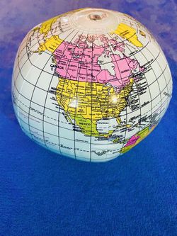 World Globe Beach Ball 