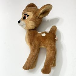 Vintage 60s Bambi Plush Walt Disney Productions California Stuffed Toys 16” USA