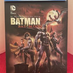 BATMAN: BAD BLOOD (Blu-ray/DVD) Steelbook Limited Edition USED