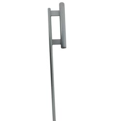 Large-diameter extended flagpole ground stakes, portable feather banner poles for events, advertising flags