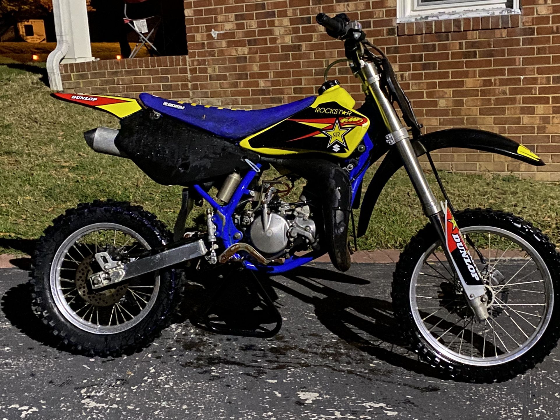 2004 SUZUKI RM85 2-stroke race bike, fresh service!