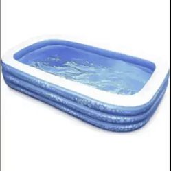 Large full sized inflatable pool (brand new in box) 