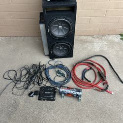 10” Kickers Speakers 