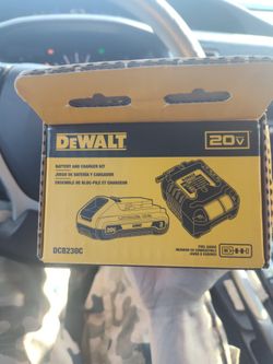 DeWalt 20v 3ah Battery&Charger Kit DCB230C