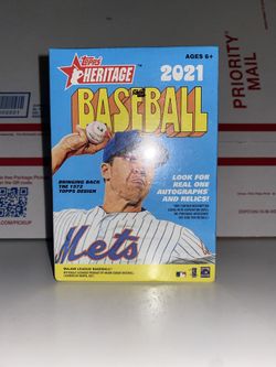 2021 MLB Topps Heritage Baseball Blaster Box 72 Cards - NEW - Fast Shipping ✅