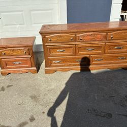 Dresser With Matching Night Stand
