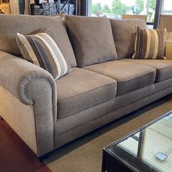 PACIFIC Spacious Grey 3-Seater Sofa