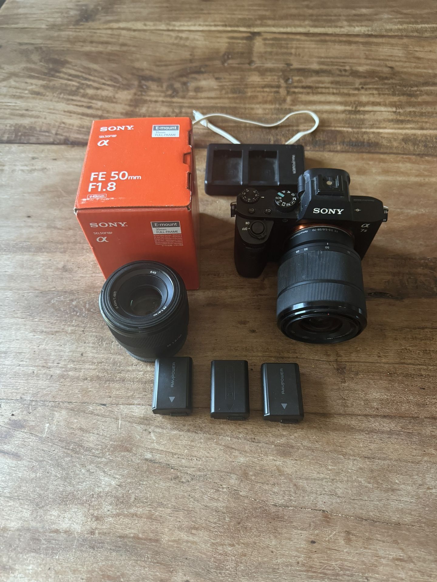 Sony A7II Setup With 28-70 And 50mm 1.8 Lens
