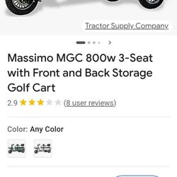 Mini Golf Cart