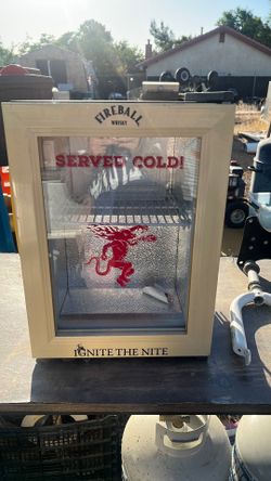 Fireball mini fridge