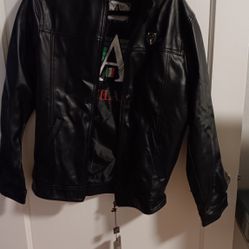 Men's Black Leather Jacket 