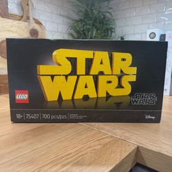 LEGO Brick-Built Star Wars Logo 75407 New Sealed