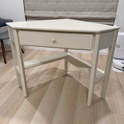 White Corner Desk