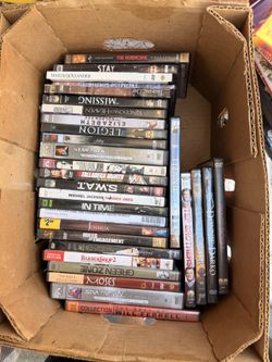 Lot of 51 DVDs Movies TV Shows Mixed Genres Used Collection