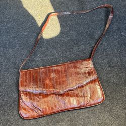 Vintage Woman’s Hand Bag ( Eel Skin)