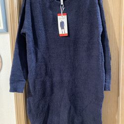 Néw Womens Jessica Simpson Navy Blue Sweater Dress Size Medium