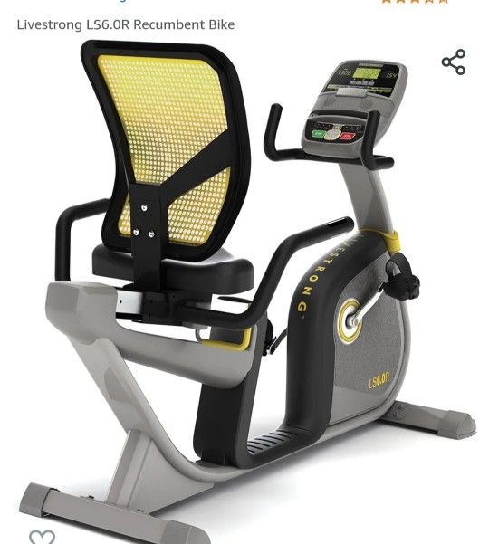 LIVESTRONG RECUMBENT BIKE LS6.0R