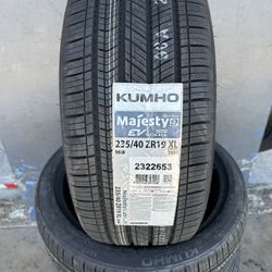 235/40/19 New Set Of Kumho EV Tires Installed